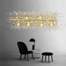 Tradisjonell Klassisk Galvanisert Funksjon For Krystallmetalllysekrone