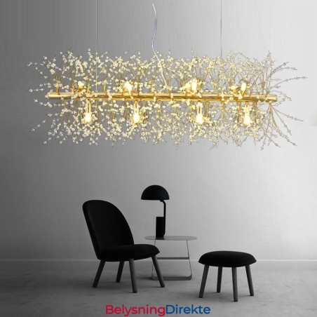 Tradisjonell Klassisk Galvanisert Funksjon For Krystallmetalllysekrone