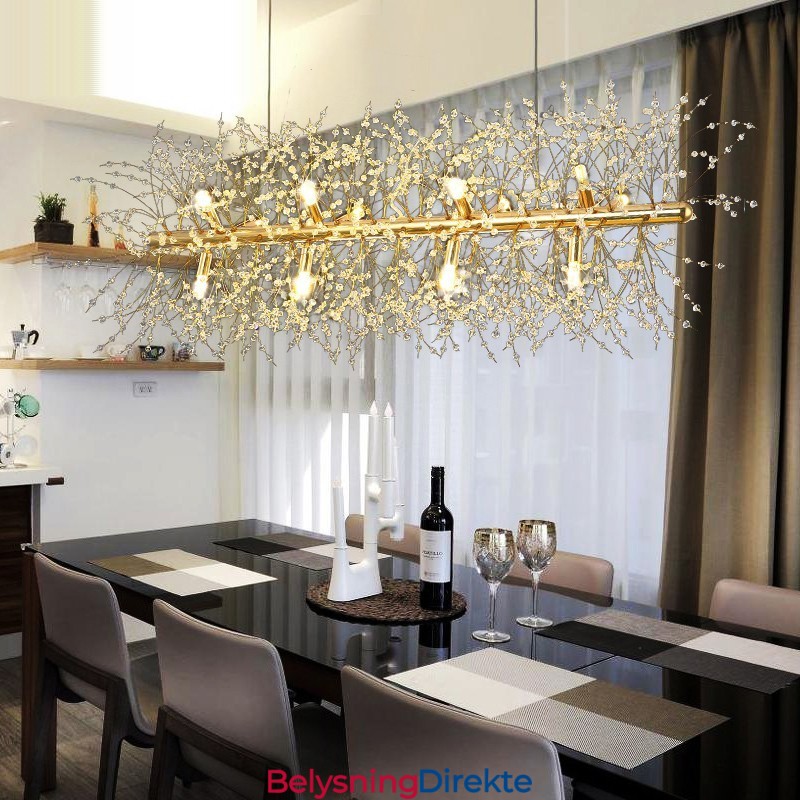 Tradisjonell Klassisk Galvanisert Funksjon For Krystallmetalllysekrone