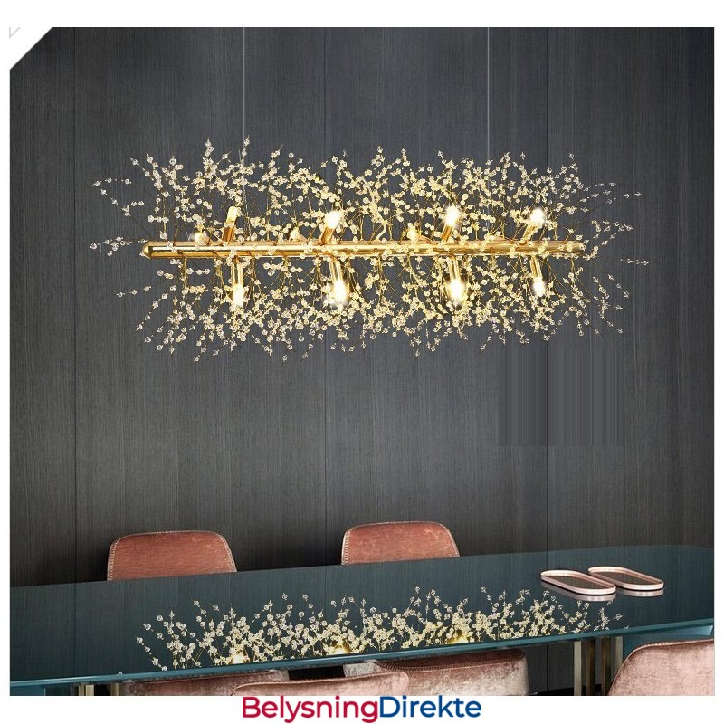 Tradisjonell Klassisk Galvanisert Funksjon For Krystallmetalllysekrone