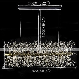 Tradisjonell Klassisk Galvanisert Funksjon For Krystallmetalllysekrone