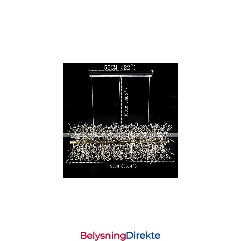 Tradisjonell Klassisk Galvanisert Funksjon For Krystallmetalllysekrone