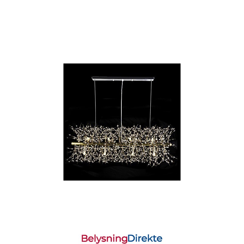 Tradisjonell Klassisk Galvanisert Funksjon For Krystallmetalllysekrone