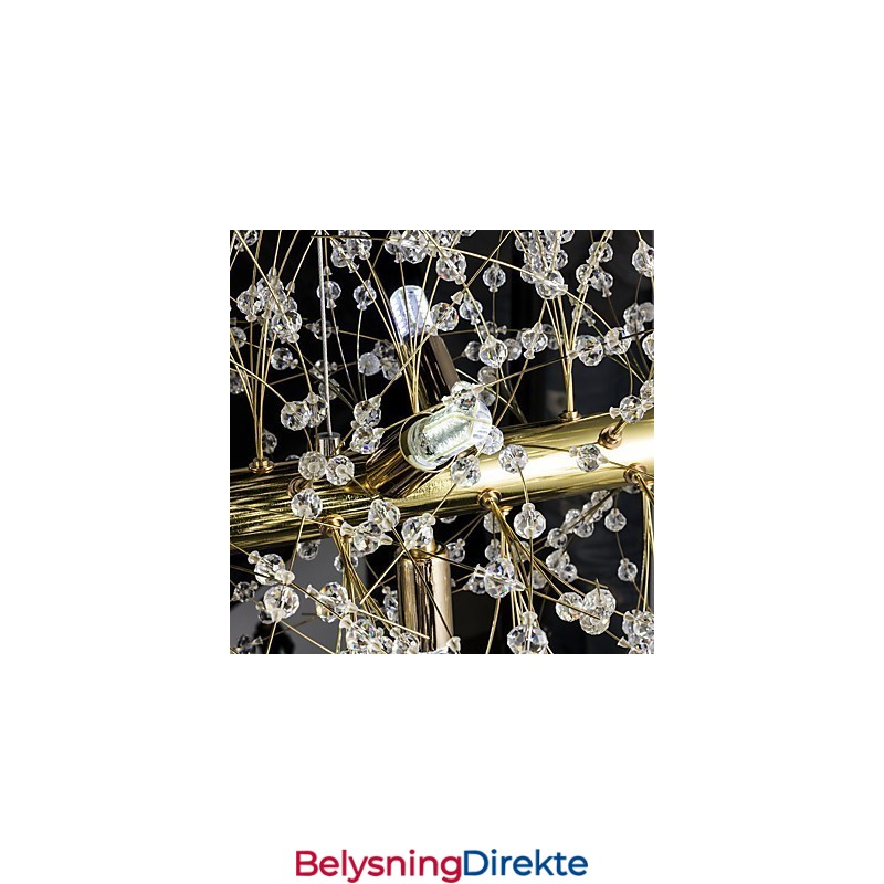 Tradisjonell Klassisk Galvanisert Funksjon For Krystallmetalllysekrone