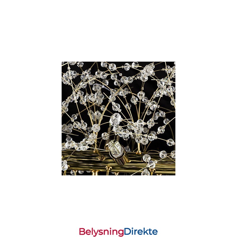 Tradisjonell Klassisk Galvanisert Funksjon For Krystallmetalllysekrone