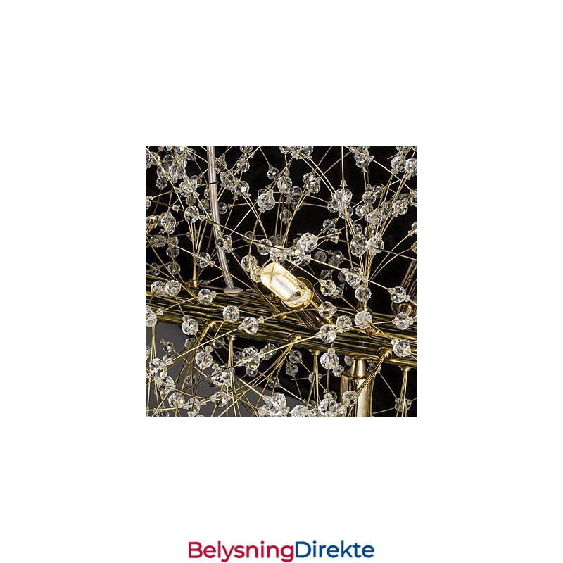 Tradisjonell Klassisk Galvanisert Funksjon For Krystallmetalllysekrone