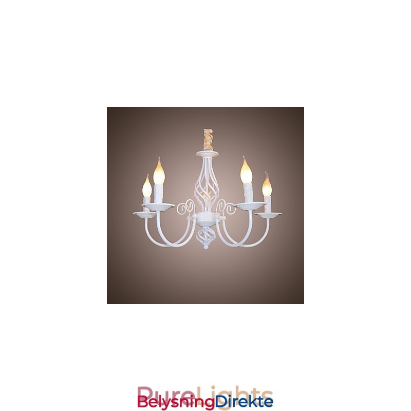 Moderne Samtids Tradisjonell Klassisk Vintage Retro Andre Funksjoner For Mini Stil Stearinlys Stil Metalllysekrone