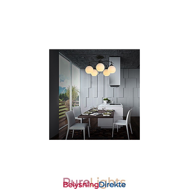 Moderne Samtidsstil Andre Funksjoner For Designere Metalllysekrone