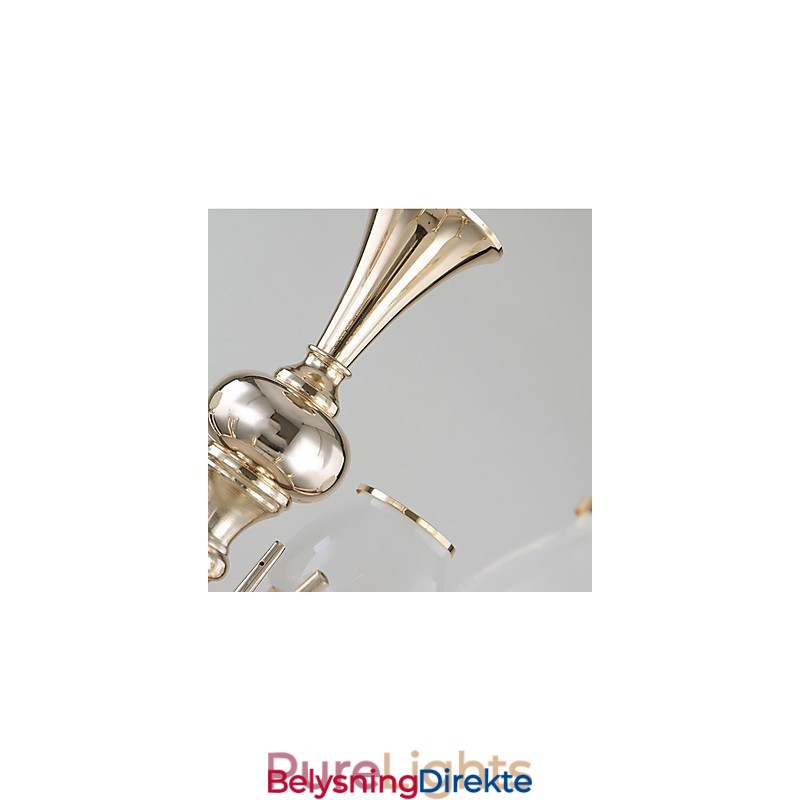 Moderne, Samtidskunstnerisk Galvanisert Funksjon For Krystallmetalllysekrone