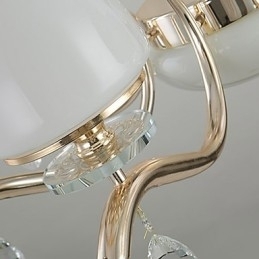 Moderne, Samtidskunstnerisk Galvanisert Funksjon For Krystallmetalllysekrone