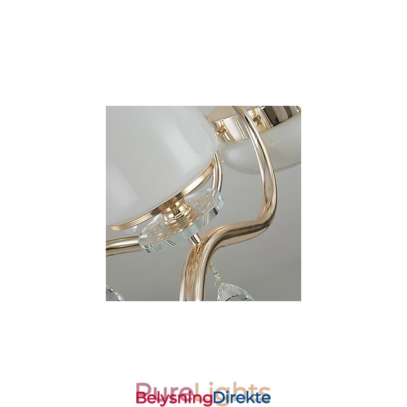 Moderne, Samtidskunstnerisk Galvanisert Funksjon For Krystallmetalllysekrone