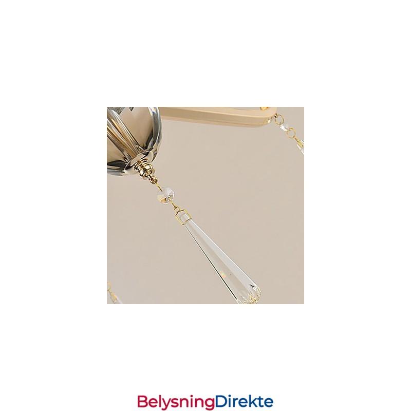 Moderne, Samtidskunstnerisk Galvanisert Funksjon For Krystallmetalllysekrone