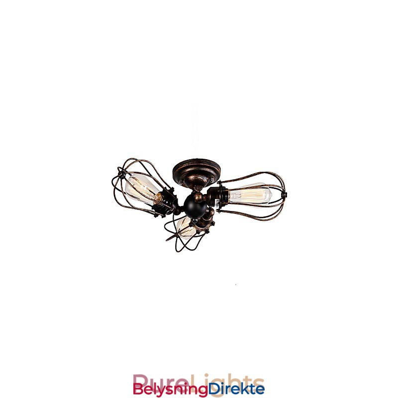 Retro-Malerifunksjon For Metalllysekrone I Ministil