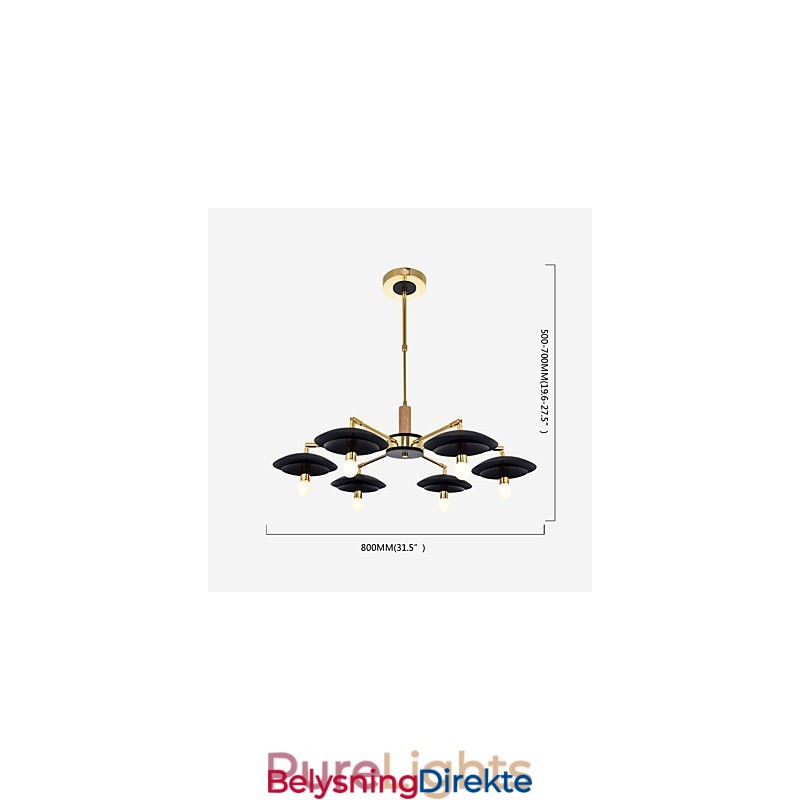 Personlig Lysekrone Med 6 Lys