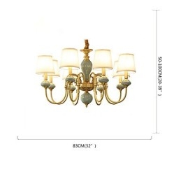 Lysekrone Tradisjonell Klassisk Landlig Messingfunksjon For Mini-Style Metall 8 Pærer