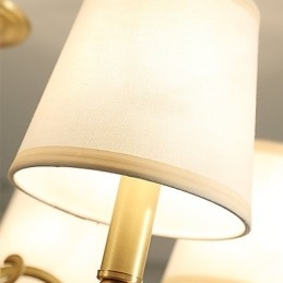 Lysekrone Tradisjonell Klassisk Landlig Messingfunksjon For Mini-Style Metall 8 Pærer