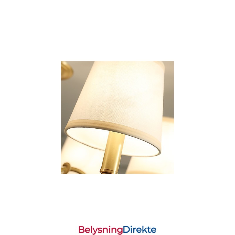 Lysekrone Tradisjonell Klassisk Landlig Messingfunksjon For Mini-Style Metall 8 Pærer