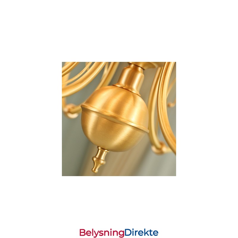 Lysekrone Tradisjonell Klassisk Landlig Messingfunksjon For Mini-Style Metall 8 Pærer