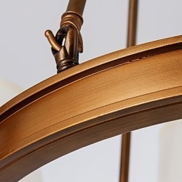 Lysekrone Og Taklamper 3 Lys Én Lys To Stiler Innfelt Armatur Moderne Samtidskunst Tradisjonell Klassisk Rustikk Maling