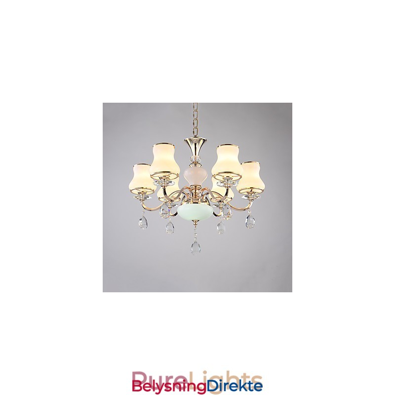 Lysekrone Moderne Samtidskunst Galvanisert Funksjon For Krystallmetall