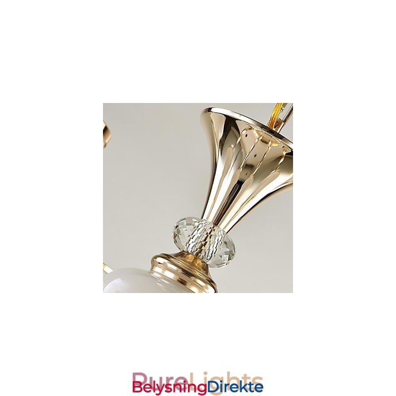 Lysekrone Moderne Samtidskunst Galvanisert Funksjon For Krystallmetall