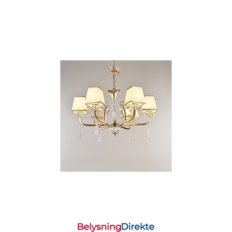 Lysekrone Moderne Samtidskunst Galvanisert Funksjon For Krystallmetall