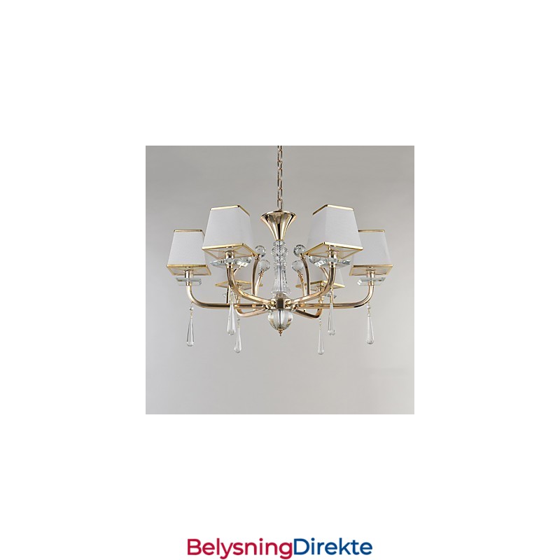 Lysekrone Moderne Samtidskunst Galvanisert Funksjon For Krystallmetall