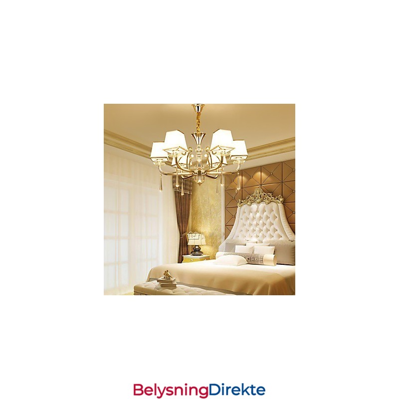 Lysekrone Moderne Samtidskunst Galvanisert Funksjon For Krystallmetall