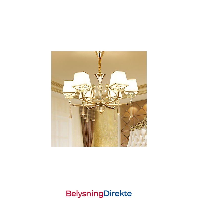 Lysekrone Moderne Samtidskunst Galvanisert Funksjon For Krystallmetall