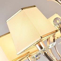 Lysekrone Moderne Samtidskunst Galvanisert Funksjon For Krystallmetall