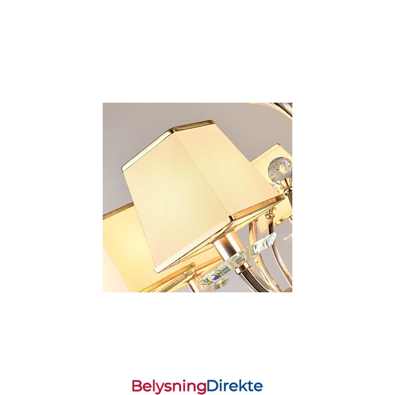 Lysekrone Moderne Samtidskunst Galvanisert Funksjon For Krystallmetall