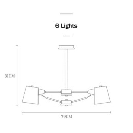 Flerfarget Makrontre Vintagemaleri Metalllysekrone