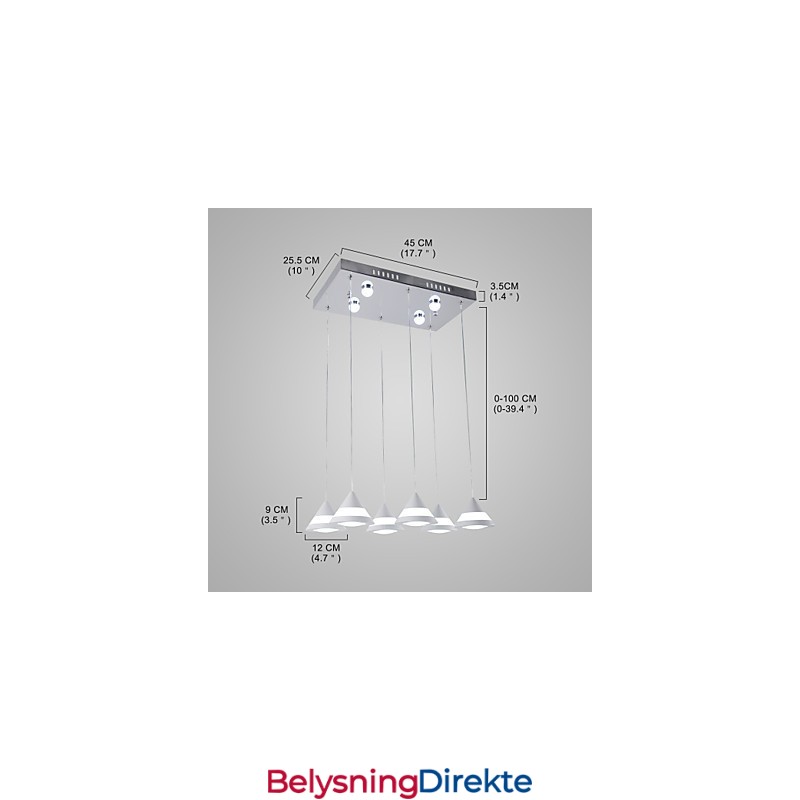 Pendellampe Moderne Samtidsstil For Akryl