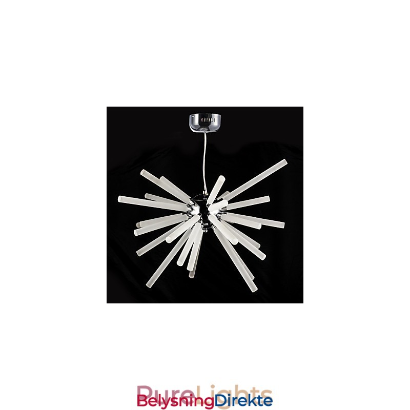 Globe Chrome-Funksjon For Krystallmetalllysekrone