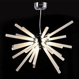 Globe Chrome-Funksjon For Krystallmetalllysekrone