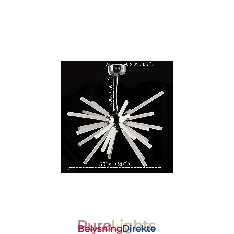 Globe Chrome-Funksjon For Krystallmetalllysekrone