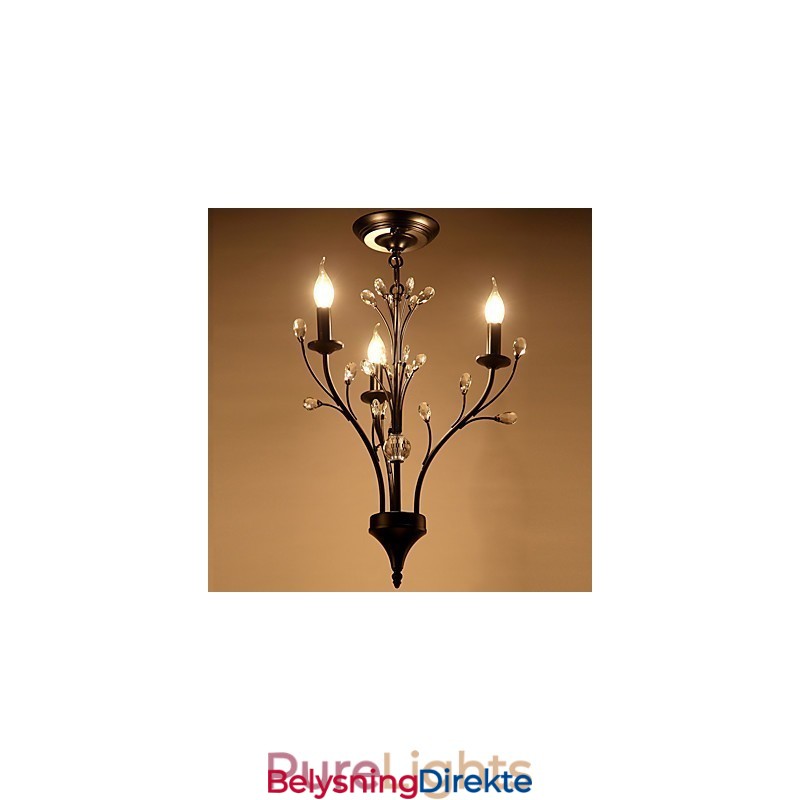 Moderne Samtids Tradisjonell Klassisk Rustikk Hytte Vintage Retro Lanterne Landlig Globe Maleri Funksjon For Krystalllysekrone