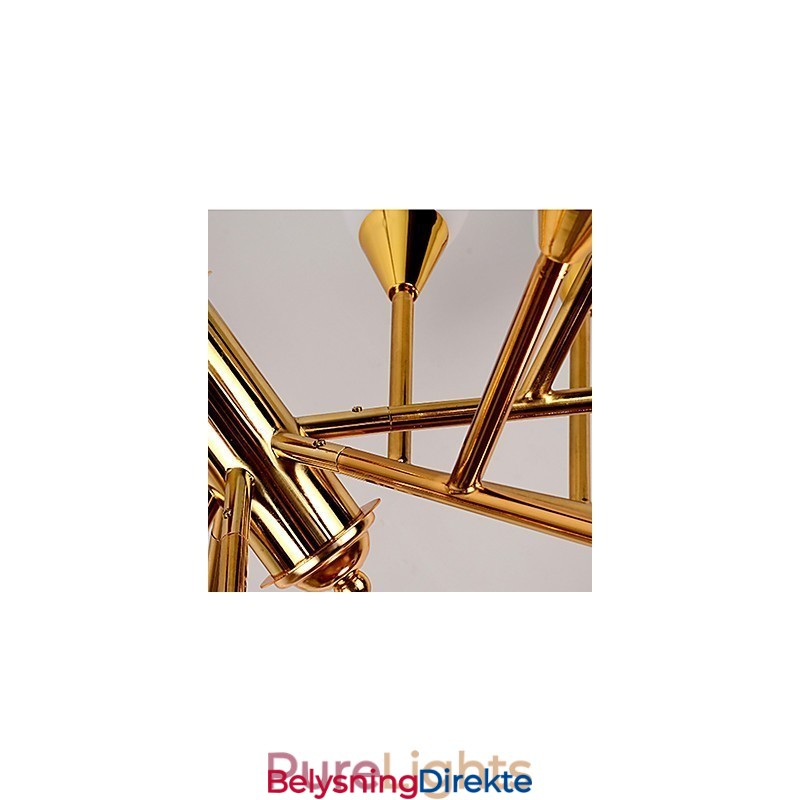 Nordisk Enkel, Atmosfærisk, Pastoral Lysekrone, Kreativ Lobbylysekronelampe