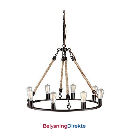 Vintage Mini-Stil Maleri Metalllysekrone