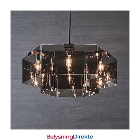 Rustikk Hyttemaling For Designere, Metall Innendørs Lysekrone Med 6 Pærer