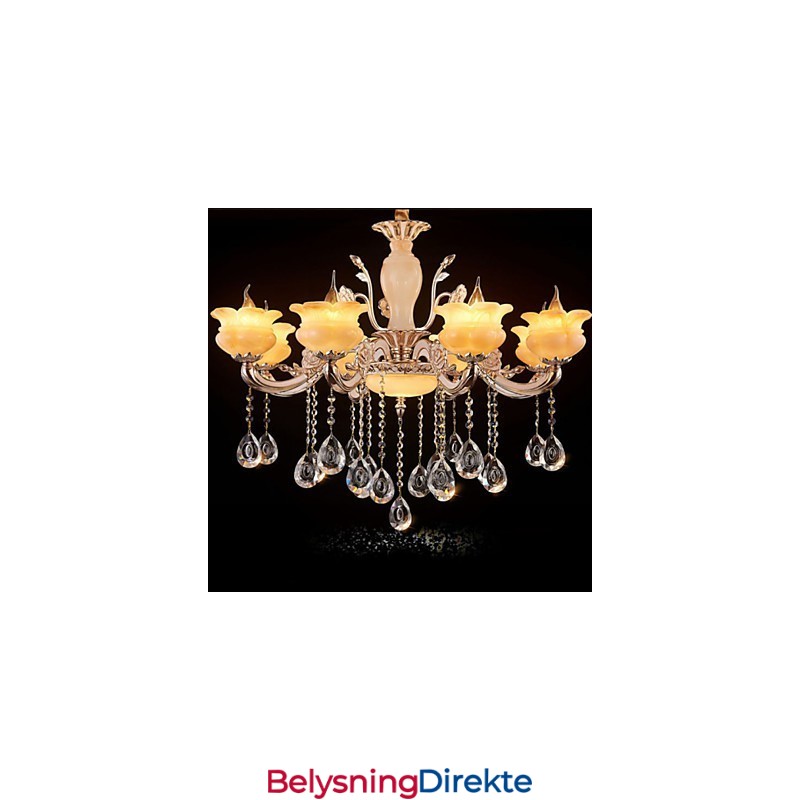 Jade Krystall Pendellampe