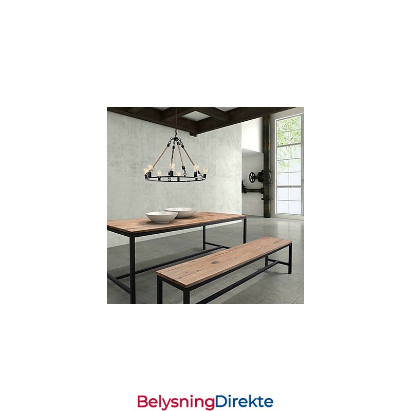 Vintage Mini-Stil Maleri Metalllysekrone