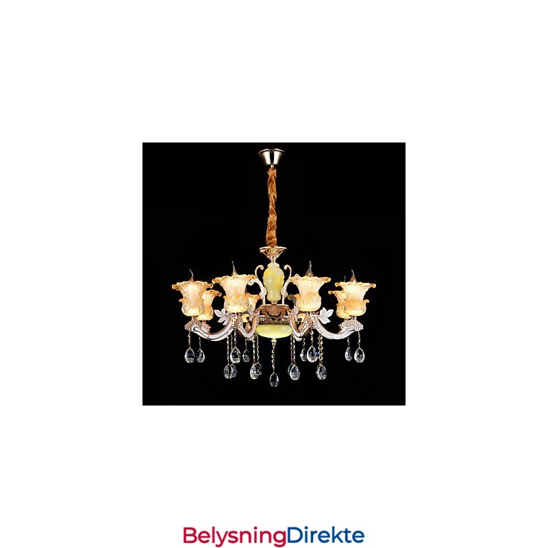 Moderne Samtids Tradisjonell Klassisk Sinklegering Funksjon For Krystall Mini Stil Metall Pendellampe