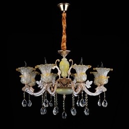 Moderne Samtids Tradisjonell Klassisk Sinklegering Funksjon For Krystall Mini Stil Metall Pendellampe