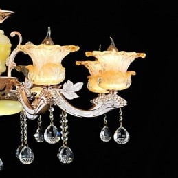 Moderne Samtids Tradisjonell Klassisk Sinklegering Funksjon For Krystall Mini Stil Metall Pendellampe