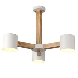 Lysekrone Med 3 Lys Moderne Samtidsstil Tradisjonell Klassisk Vintage Landlig Treelement For Tre