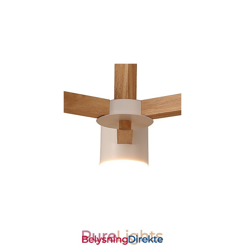 Lysekrone Med 3 Lys Moderne Samtidsstil Tradisjonell Klassisk Vintage Landlig Treelement For Tre