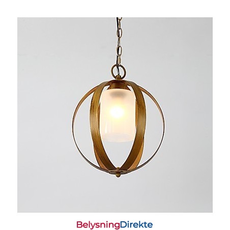 Loft Metall Amerikansk Industriell Stil Maling Farge Med Glass Europeisk Lysekrone Lampe Innendørs Dekor Pendellampe