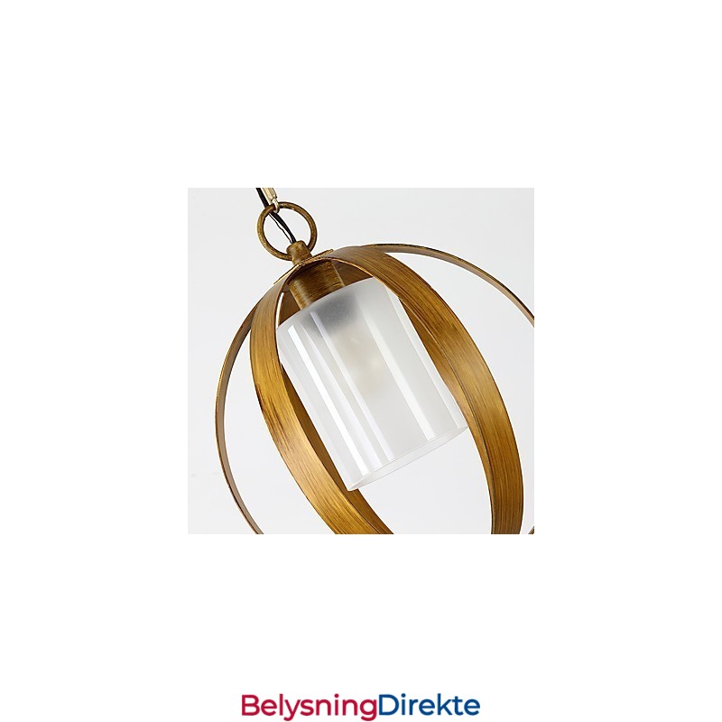 Loft Metall Amerikansk Industriell Stil Maling Farge Med Glass Europeisk Lysekrone Lampe Innendørs Dekor Pendellampe