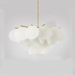 Tradisjonell Klassisk Malerifunksjon For Mini-Stil Tre-Bambus Anhengslampe